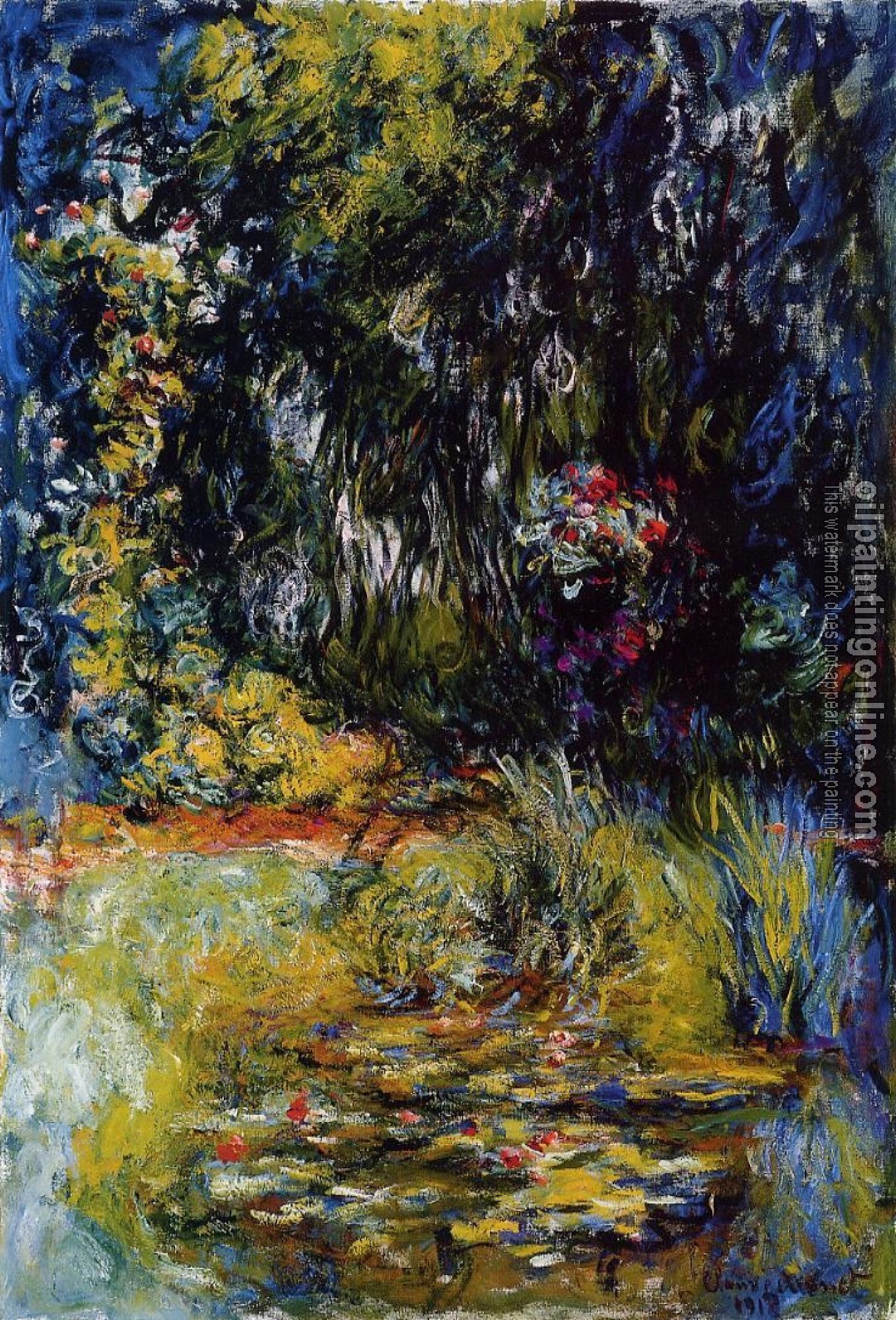 Monet, Claude Oscar - The Water-Lily Pond